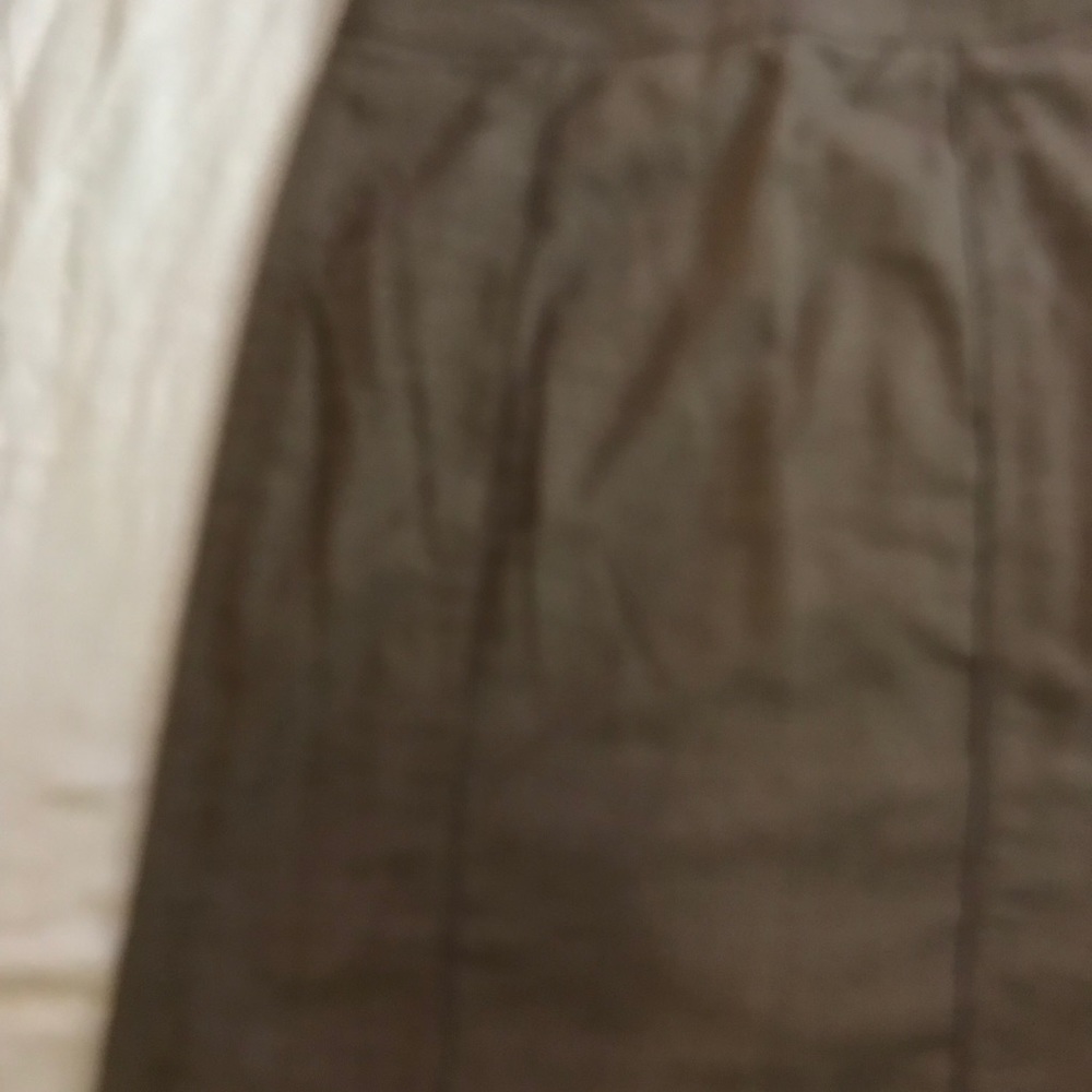 White House Black Market tan skirt